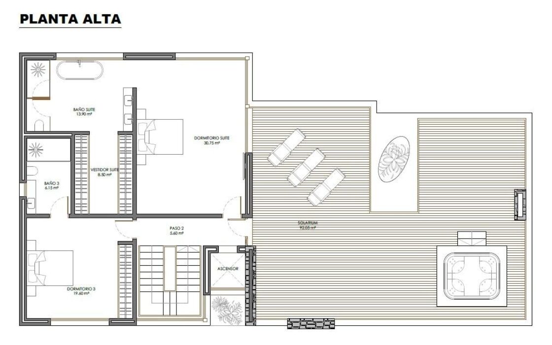 Нова вілла з басейном в Альбирі площею 339 кв.м