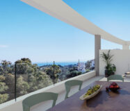 Современная квартира 2+1 с террасой в Таранкале 86.72 кв.м