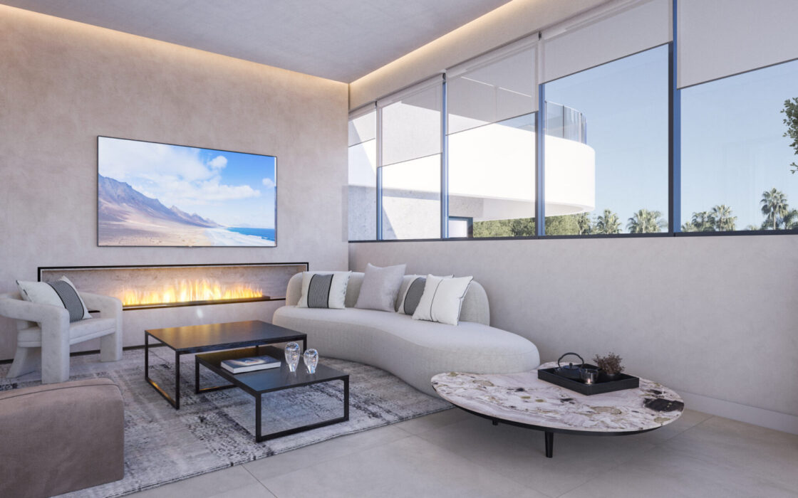 Современная квартира 2+1 с террасой в Таранкале 86.72 кв.м