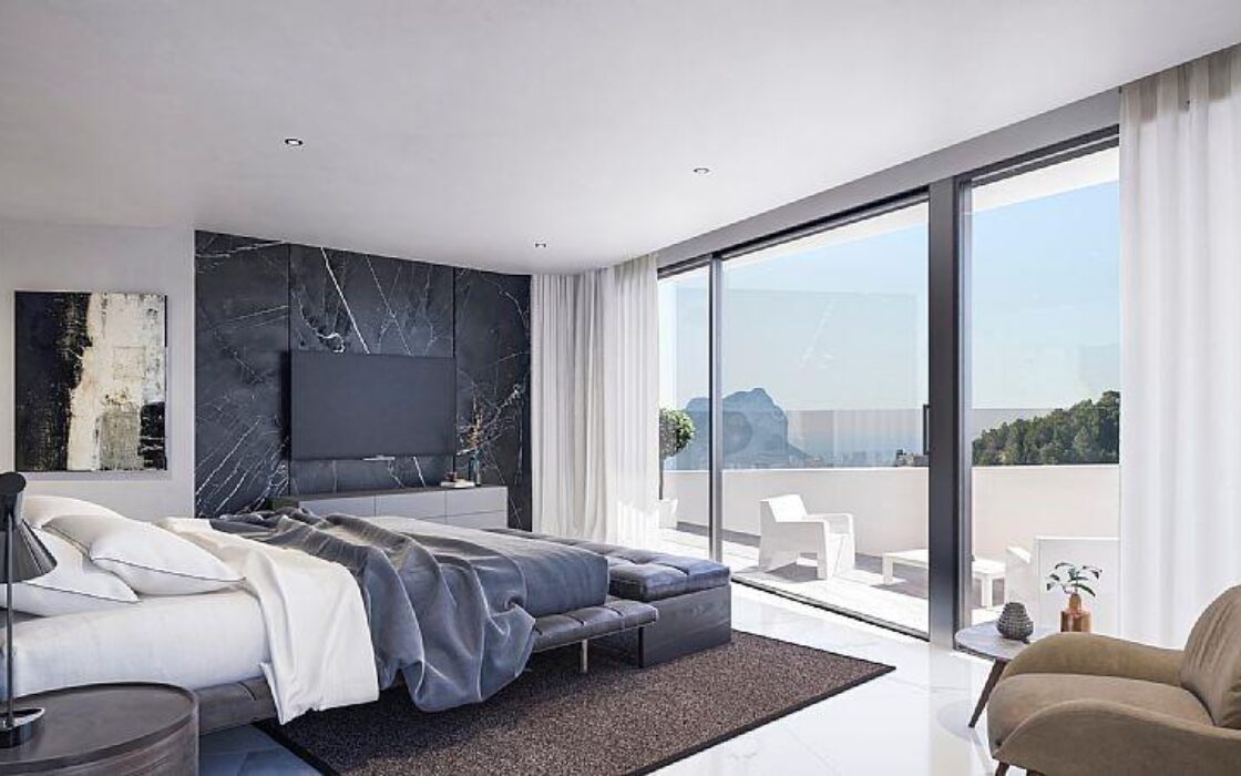 Вілла з басейном у Бениссі, 4 спальні, вид на море