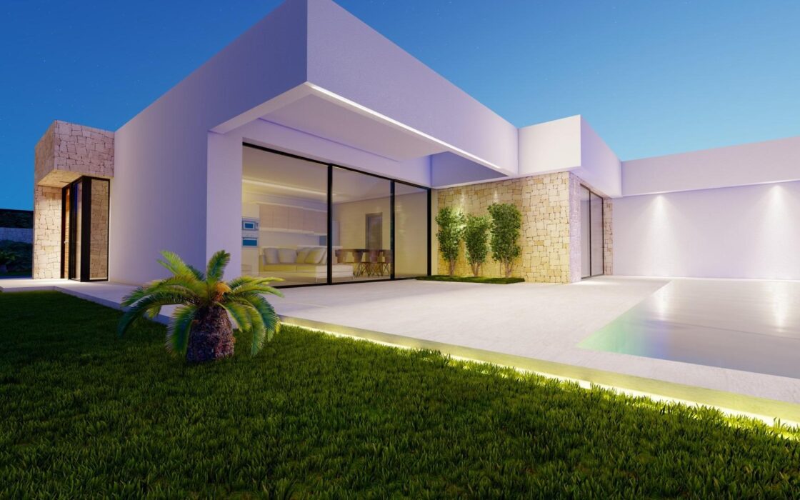 Сучасна вілла з басейном у Кальпе 167 кв.м 3 спальні