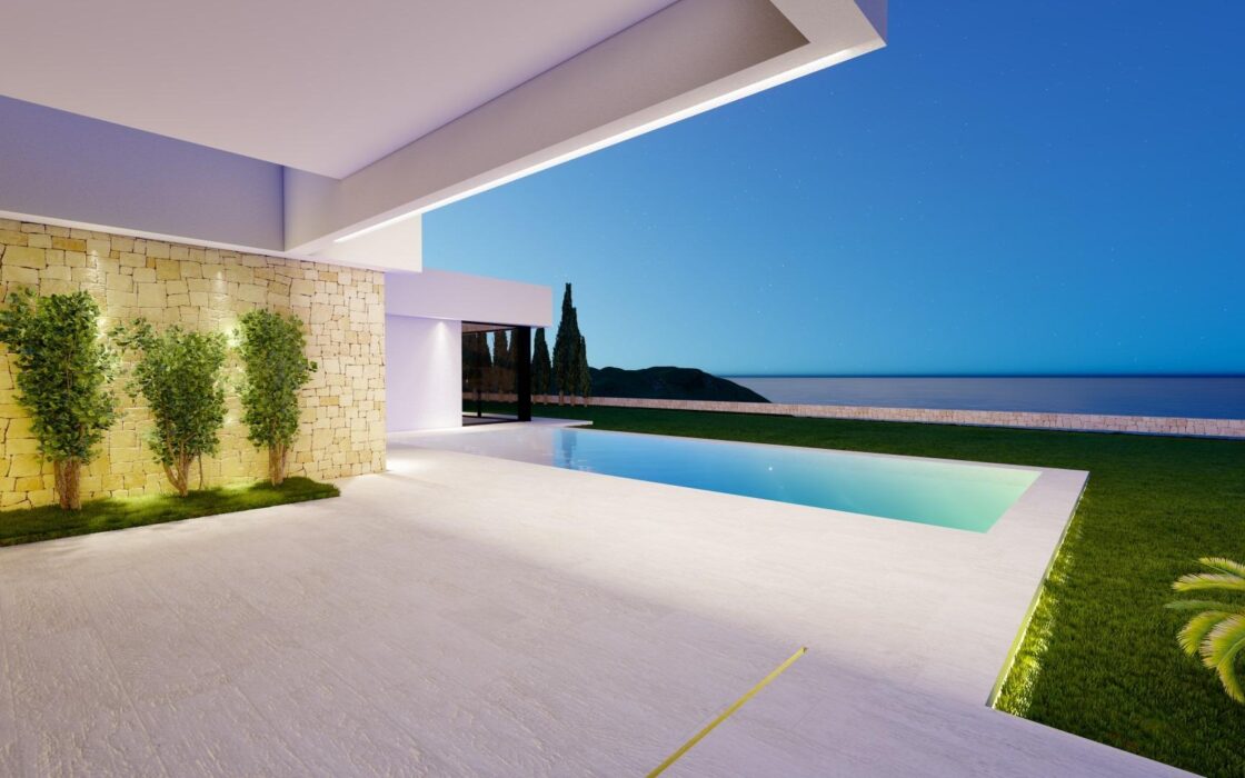 Сучасна вілла з басейном у Кальпе 167 кв.м 3 спальні