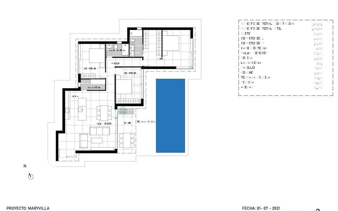 Сучасна вілла з басейном у Кальпе 167 кв.м 3 спальні
