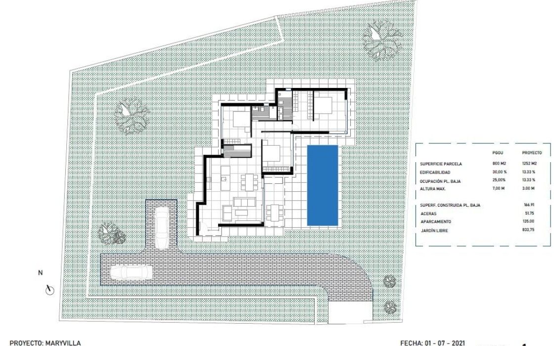 Сучасна вілла з басейном у Кальпе 167 кв.м 3 спальні