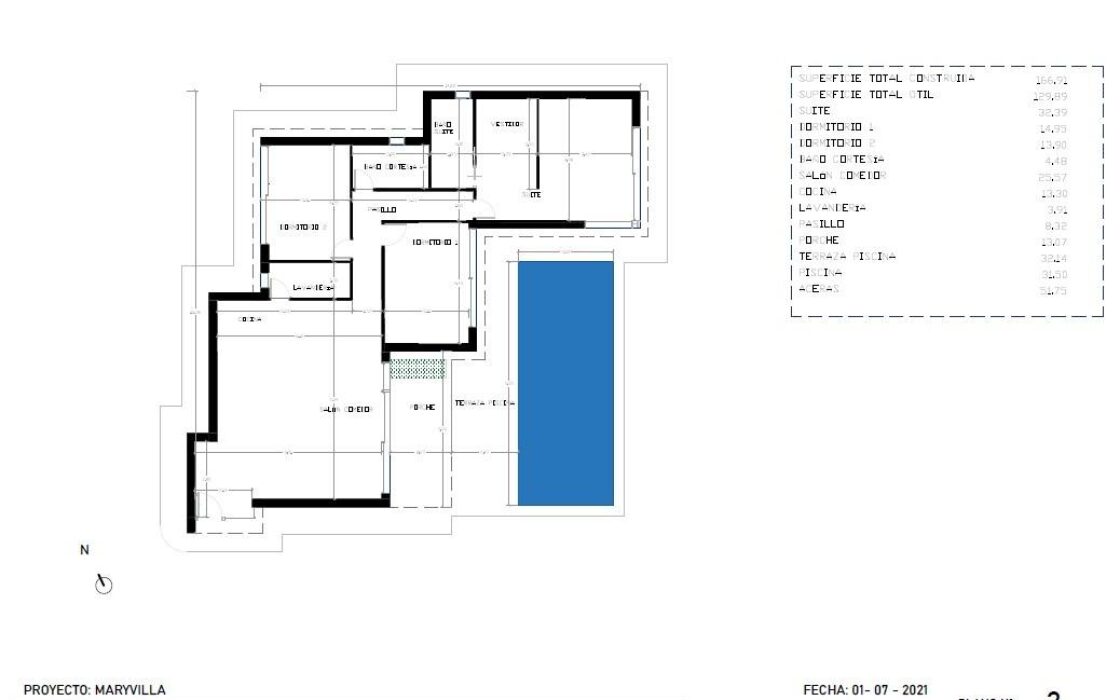 Сучасна вілла з басейном у Кальпе 167 кв.м 3 спальні
