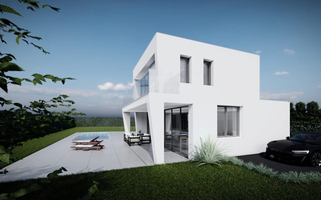 Вілла з басейном у Кальпе, 4 спальні, новобудова