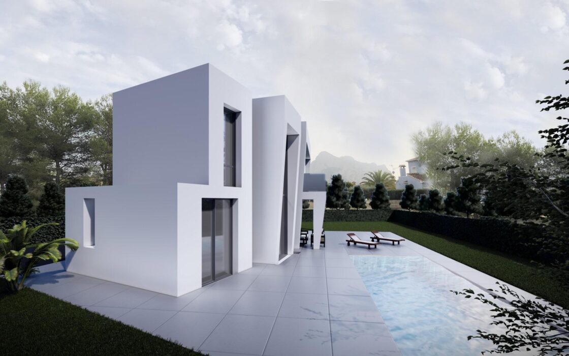 Вілла з басейном у Кальпе, 4 спальні, новобудова