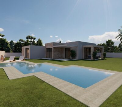 Вілла з басейном у Кальпе, 4 спальні, новий будинок