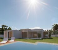 Вілла з басейном у Кальпе, 4 спальні, новий будинок