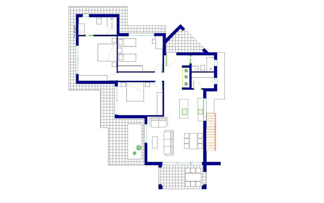 Вілла з басейном у Кальпе, 4 спальні, новий будинок