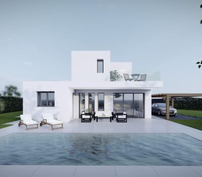 Вілла з басейном в Кальпе 154 кв.м, 4 спальні, тераса