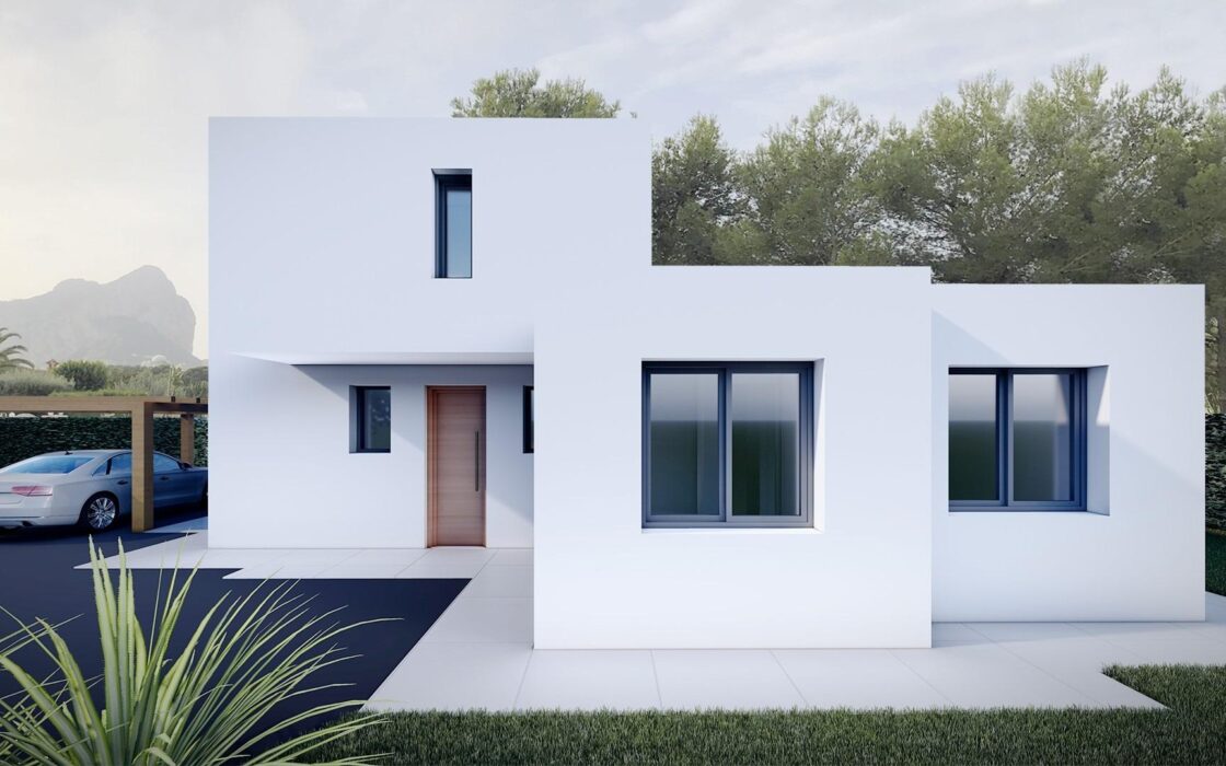 Вілла з басейном в Кальпе 154 кв.м, 4 спальні, тераса