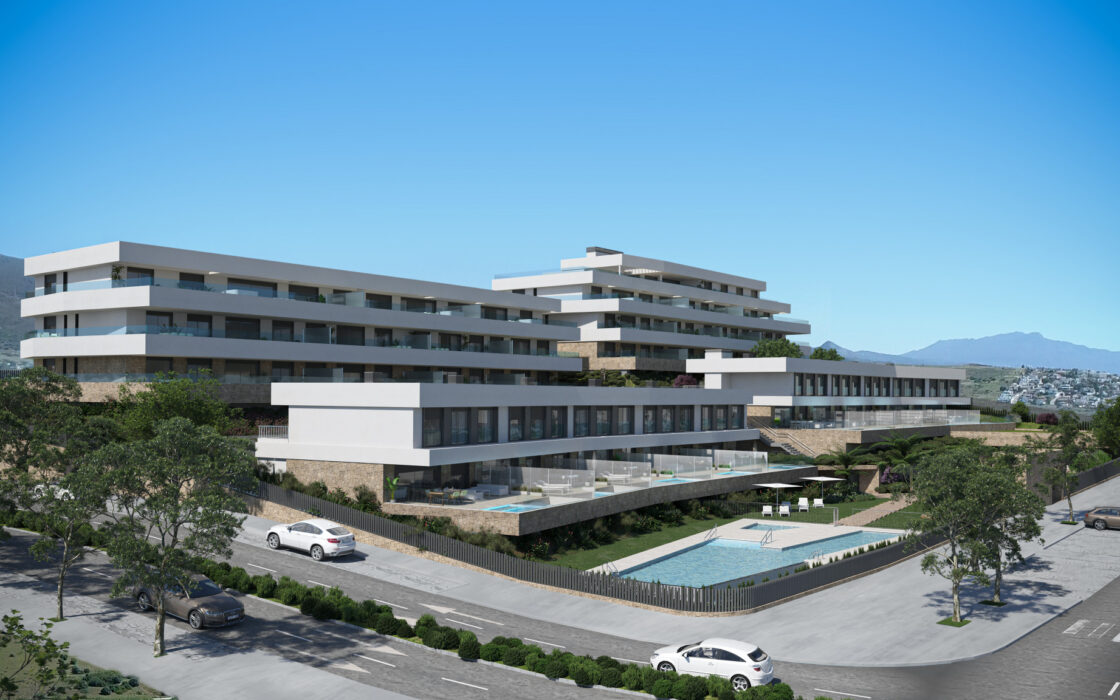 Двухэтажная квартира в Эстепоне с террасой 181 кв.м