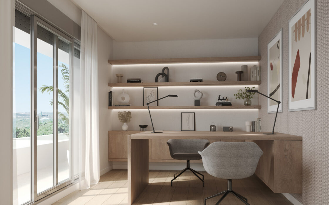 Двухэтажная квартира в Эстепоне с террасой 181 кв.м