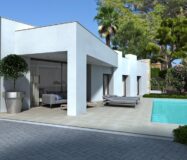 Нова вілла з басейном у Кальпе 156 кв.м біля моря