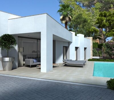 Нова вілла з басейном у Кальпе 156 кв.м біля моря