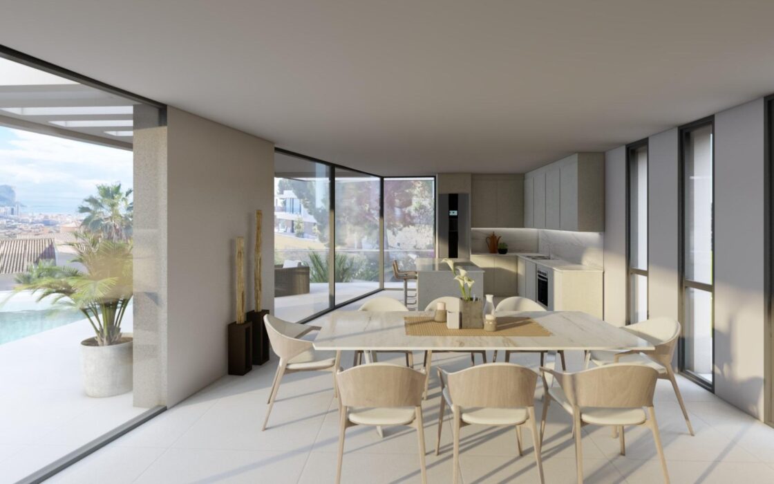 Вілла в Кальпі з 4 спальнями та видом на море