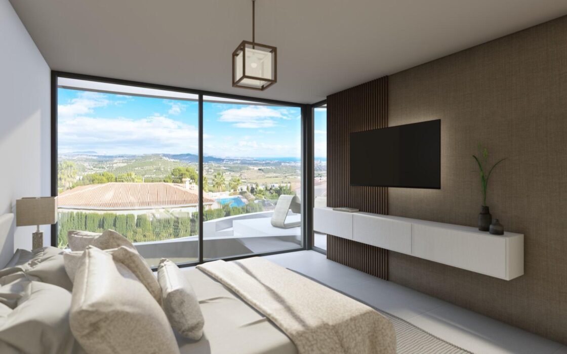 Вілла в Кальпі з 4 спальнями та видом на море