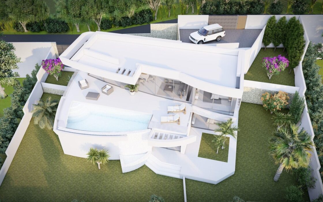 Вілла в Кальпі з 4 спальнями та видом на море