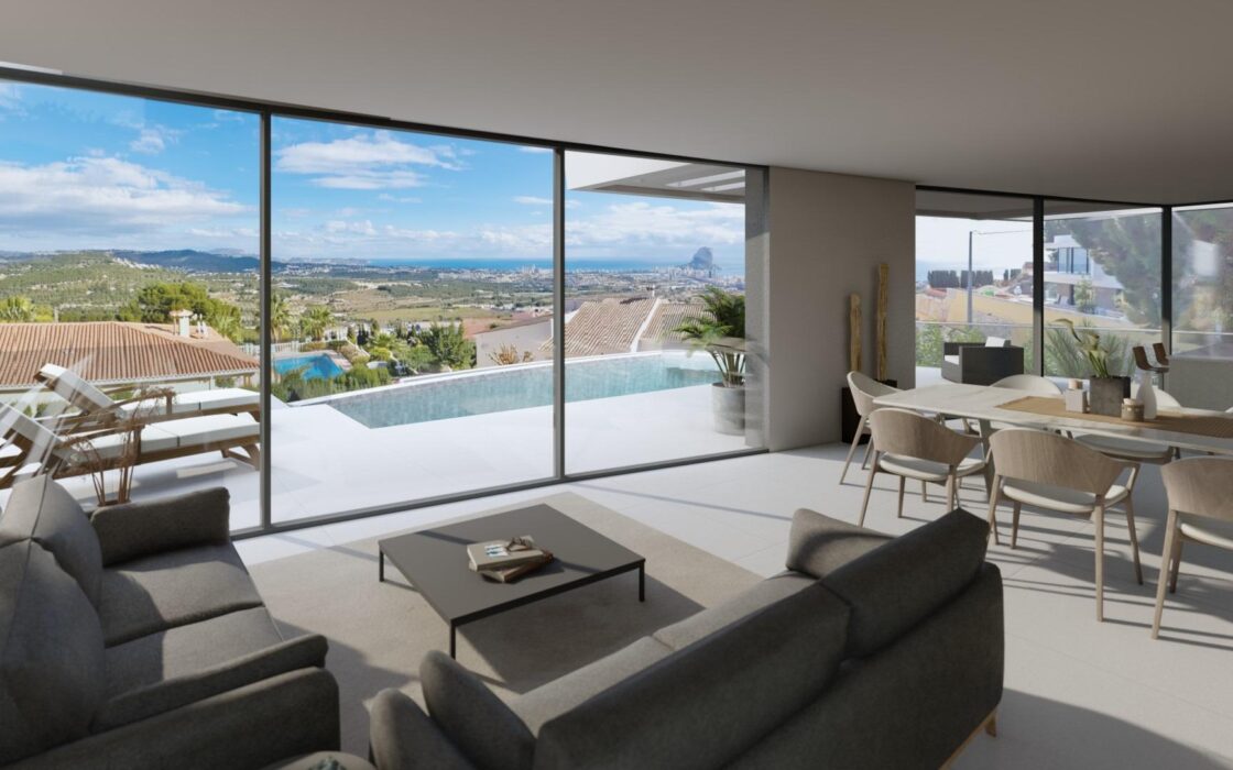 Вілла в Кальпі з 4 спальнями та видом на море