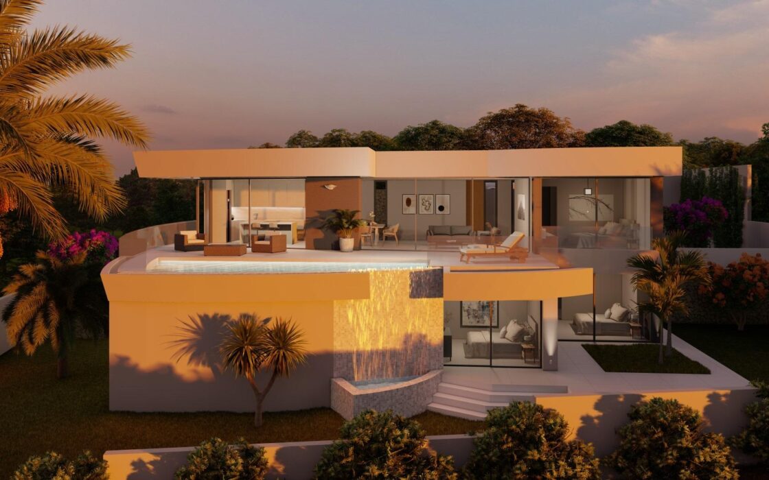 Вілла в Кальпі з 4 спальнями та видом на море