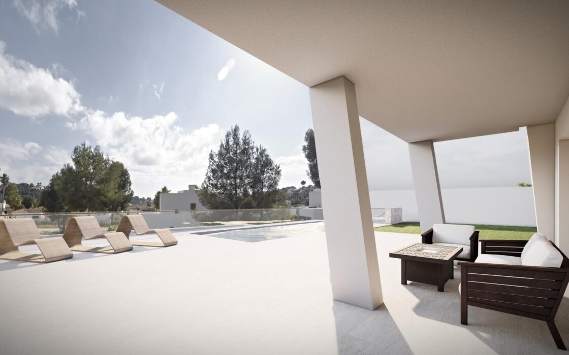 Вілла в Морайре з терасою та видом на море 365 кв.м