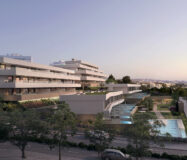 Стильна двоповерхова квартира в Естепоні, 181 кв.м, тераса