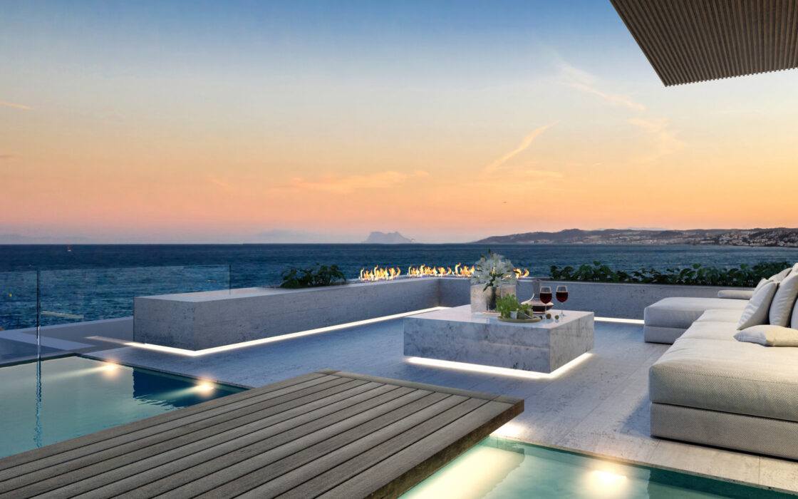 Элегантная квартира с террасой в Эстепоне, 115 кв.м.