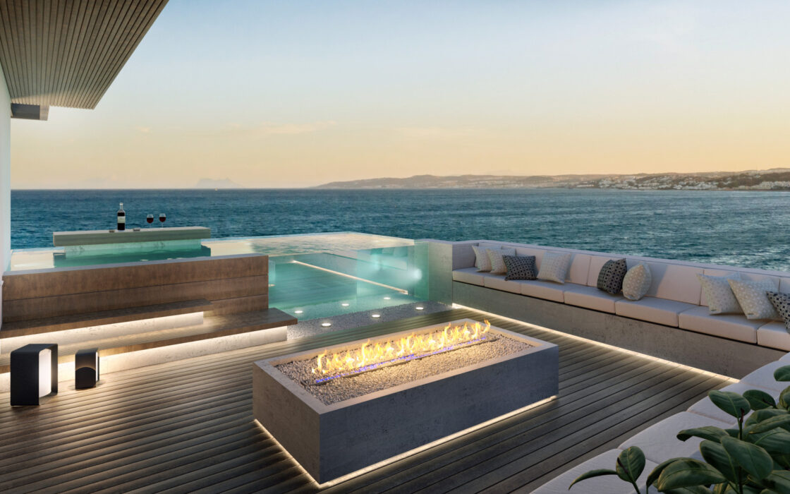 Элегантная квартира с террасой в Эстепоне, 115 кв.м.