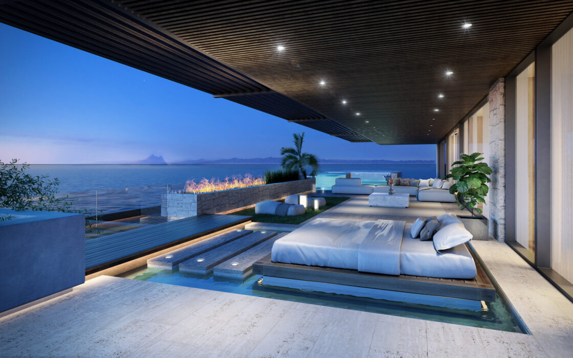 Элегантная квартира с террасой в Эстепоне, 115 кв.м.