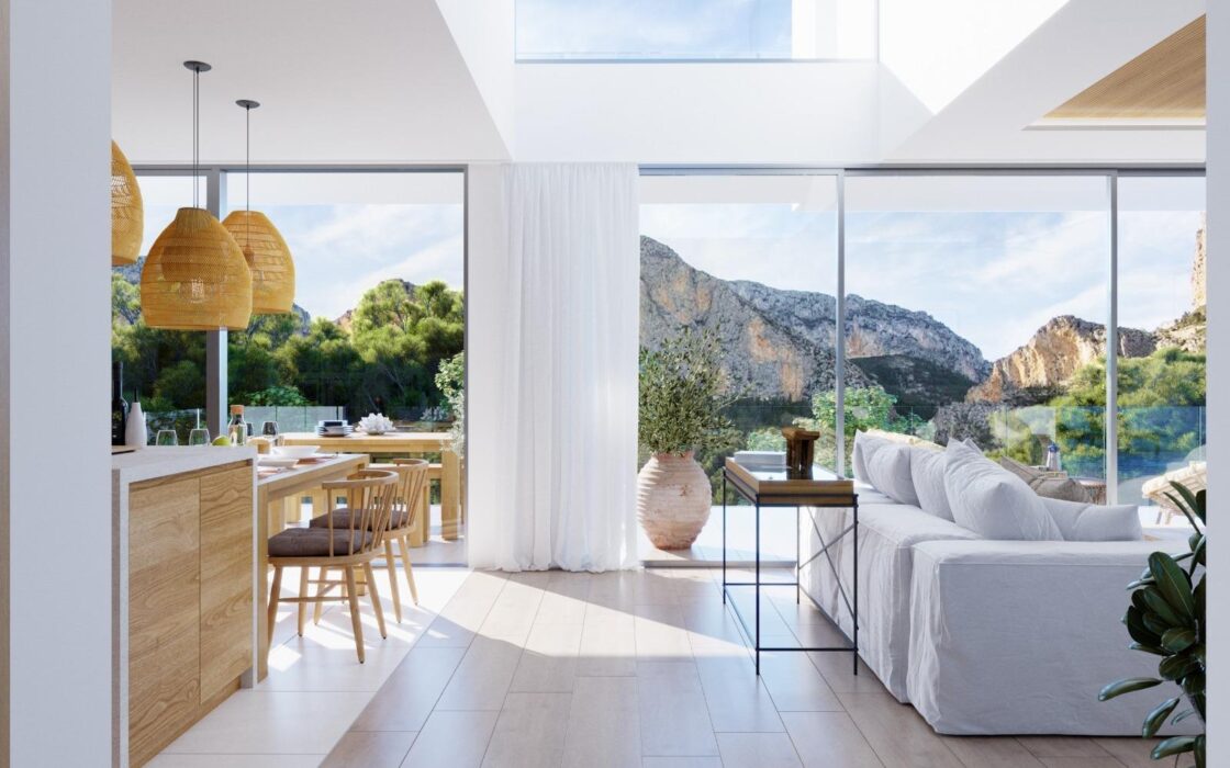 Вилла в Полопе 294 кв.м с террасой и видом на море