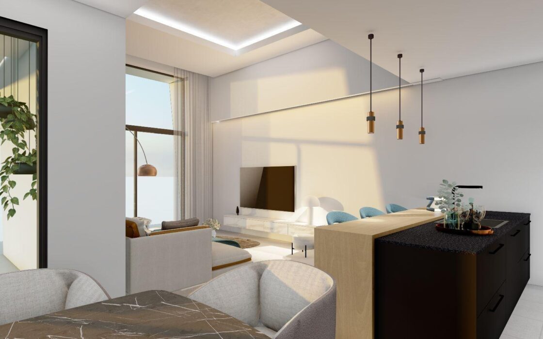 Вилла в Финестрате с видом на море и бассейном 200 кв.м