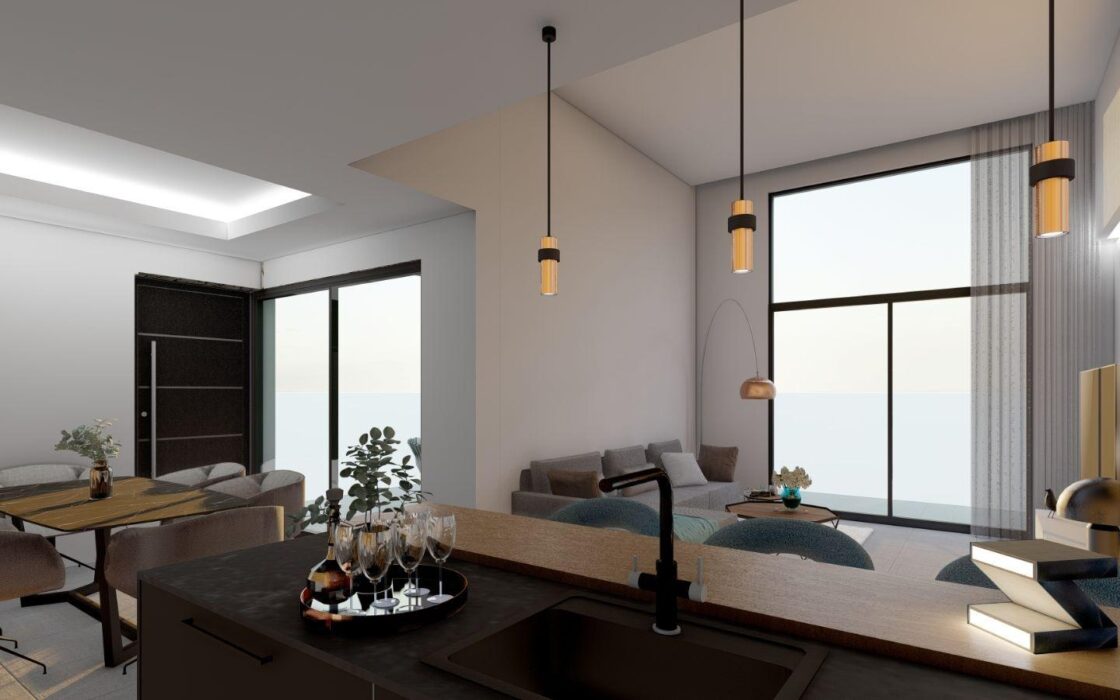 Вилла в Финестрате с видом на море и бассейном 200 кв.м