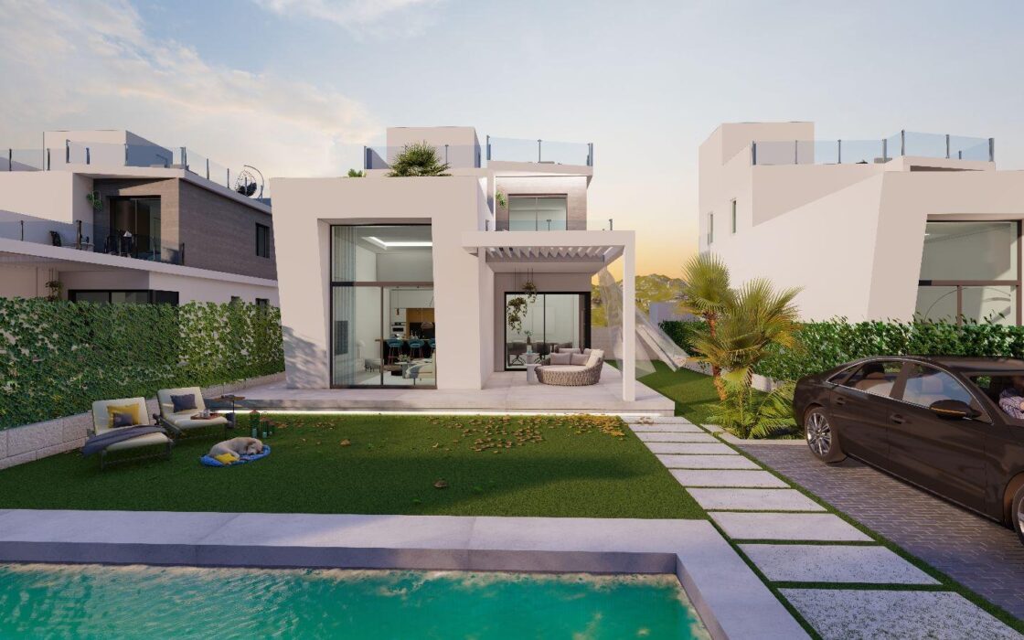 Вилла в Финестрате с видом на море и бассейном 200 кв.м