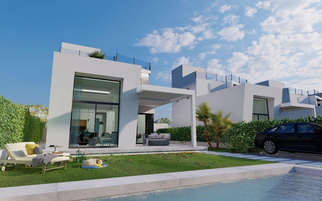 Вилла в Финестрате с видом на море и бассейном 200 кв.м