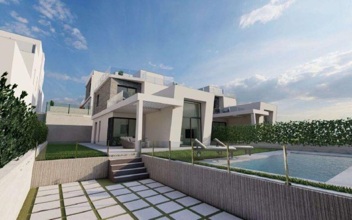 Вилла в Финестрате с видом на море и бассейном 200 кв.м