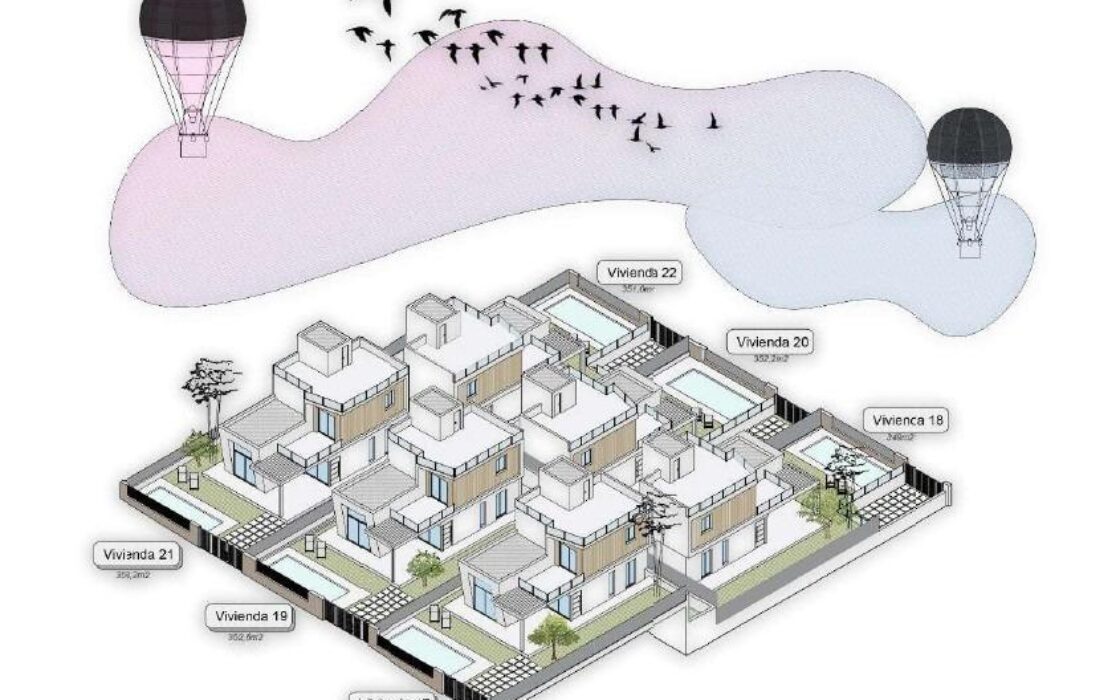 Вилла в Финестрате с видом на море и бассейном 200 кв.м