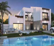 Новые виллы в Сьюдад-Кесада с видом и террасой 170 кв.м