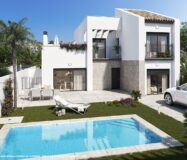 Новые виллы в Сьюдад-Кесада с видом и террасой 170 кв.м