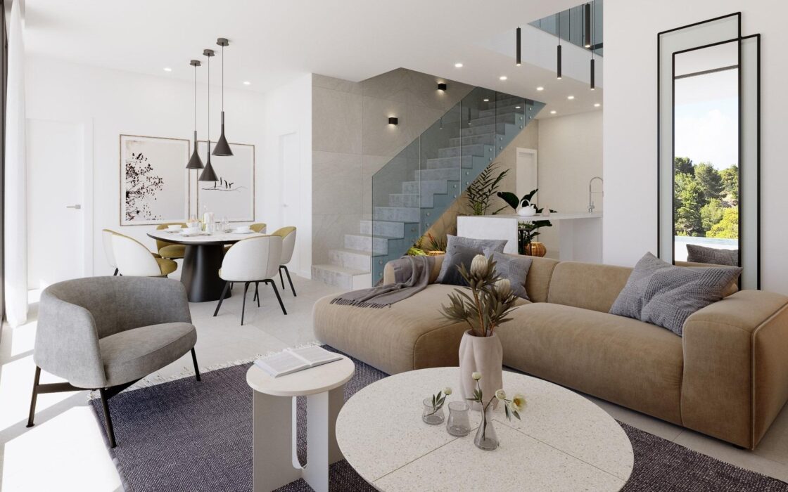 Дом в Финестрате 192 кв.м с террасой и близко к морю