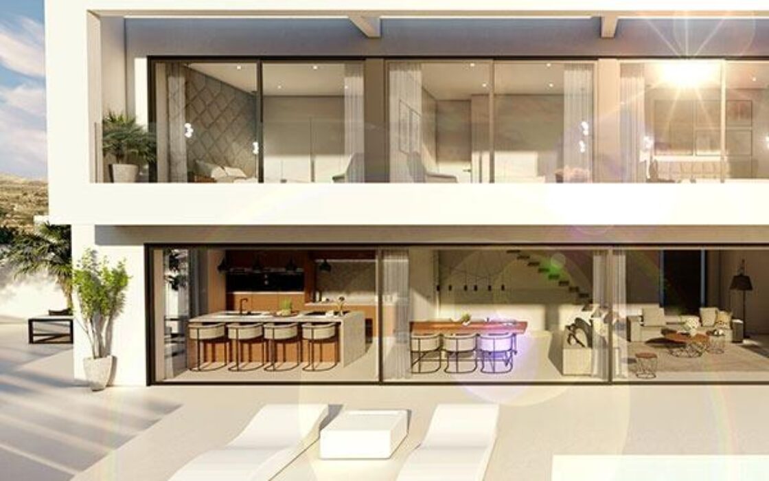 Вилла в Эль Кампельо 265 кв.м у моря с террасой и бассейном