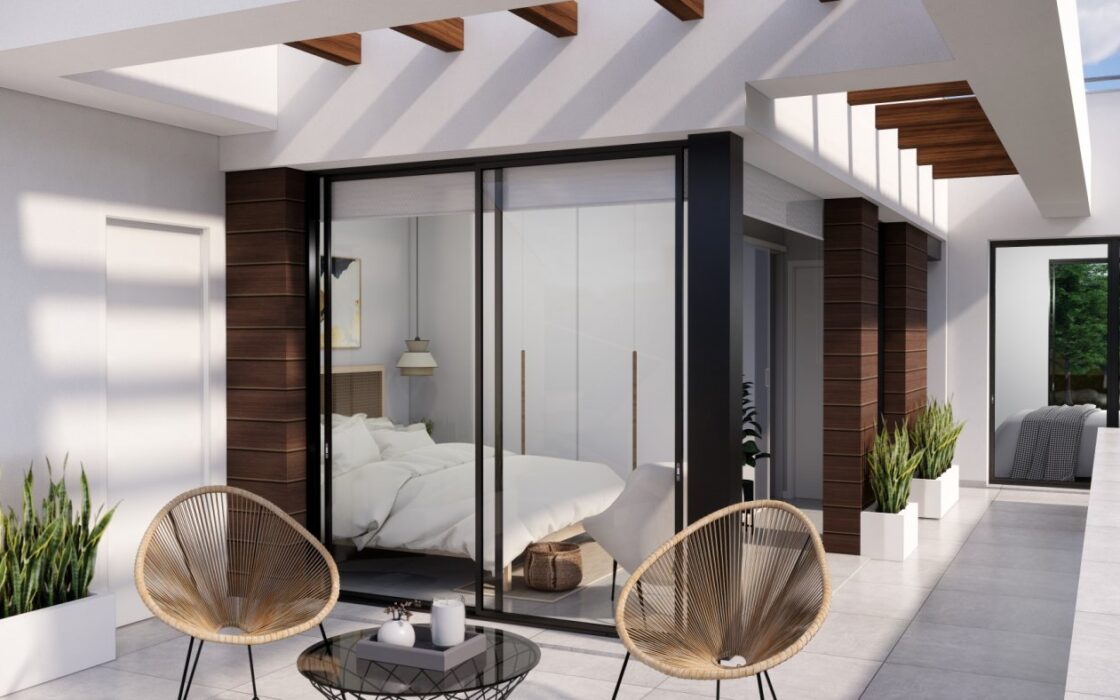 Новые виллы в Пилар-де-ла-Орадада у поля для гольфа