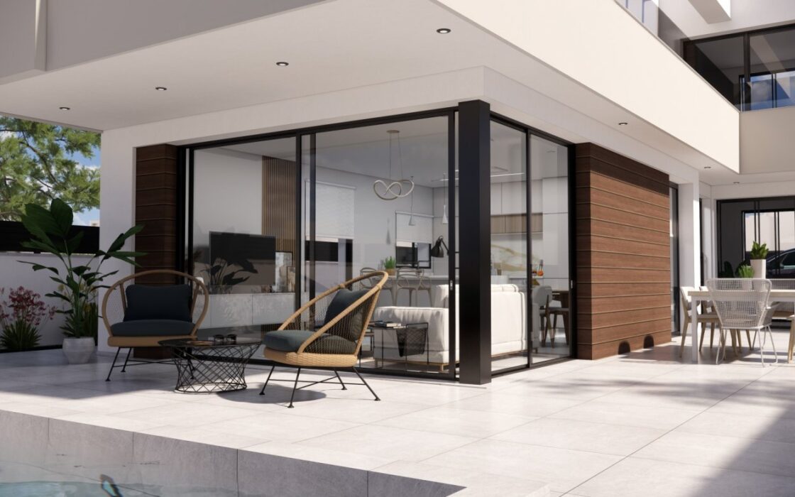 Новые виллы в Пилар-де-ла-Орадада у поля для гольфа