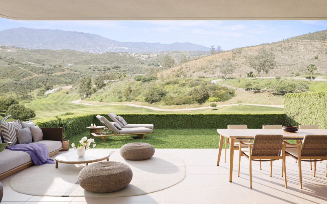 Апартамент с двумя спальнями в Михасе, 91.52 кв.м с террасой