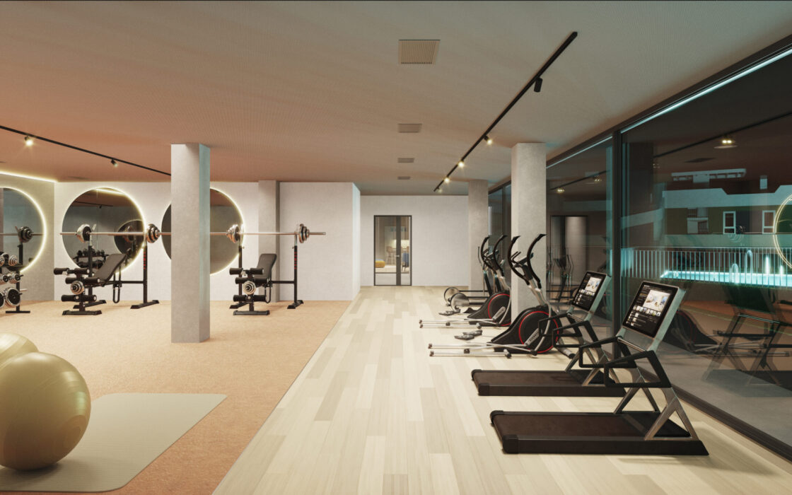 Апартамент с двумя спальнями в Михасе, 91.52 кв.м с террасой