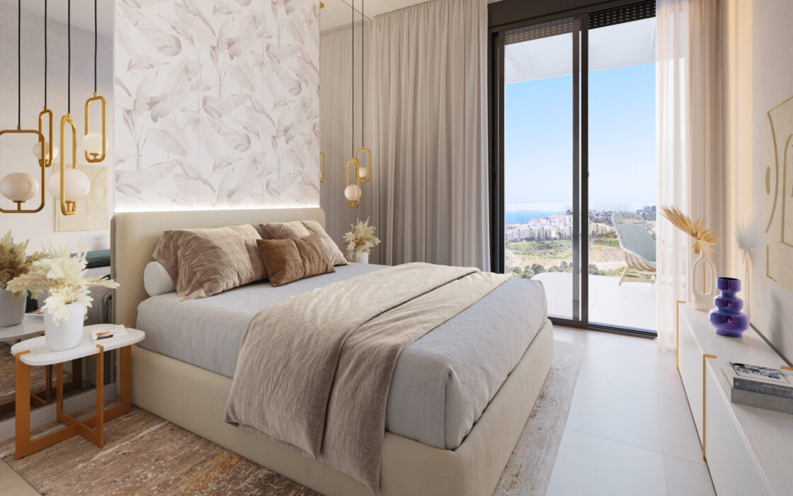 Апартамент с двумя спальнями в Михасе, 91.52 кв.м с террасой