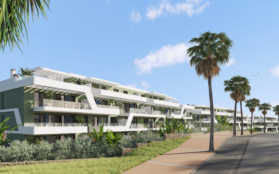 Апартамент с двумя спальнями в Михасе, 91.52 кв.м с террасой