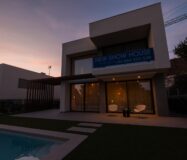 Вілли в Сьєрра Кортина з видом на море та басейном