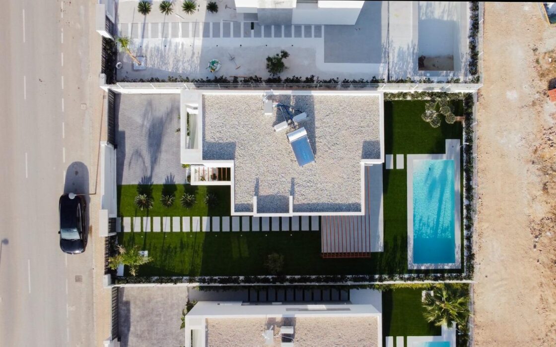 Вілли в Сьєрра Кортина з видом на море та басейном