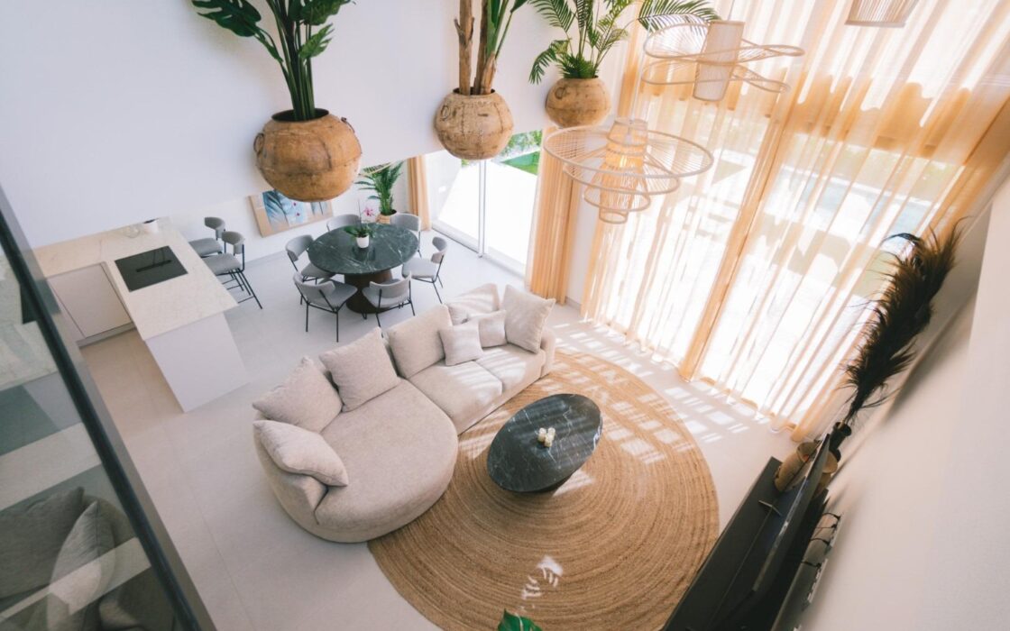 Вілли в Сьєрра Кортина з видом на море та басейном